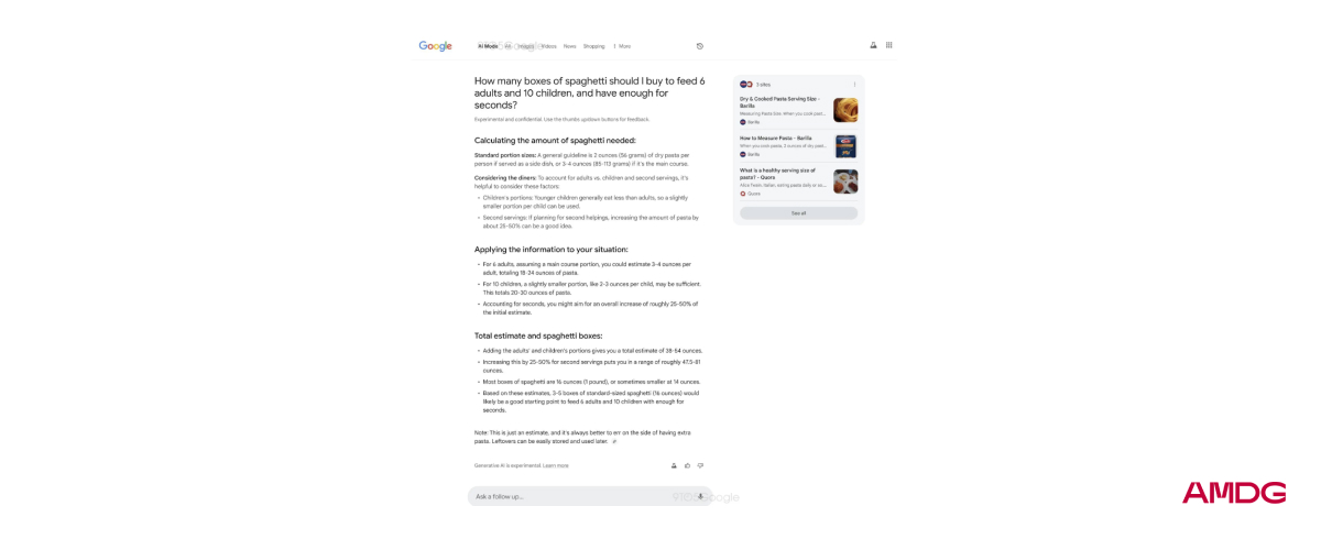 Обновление ответов в поиске Google